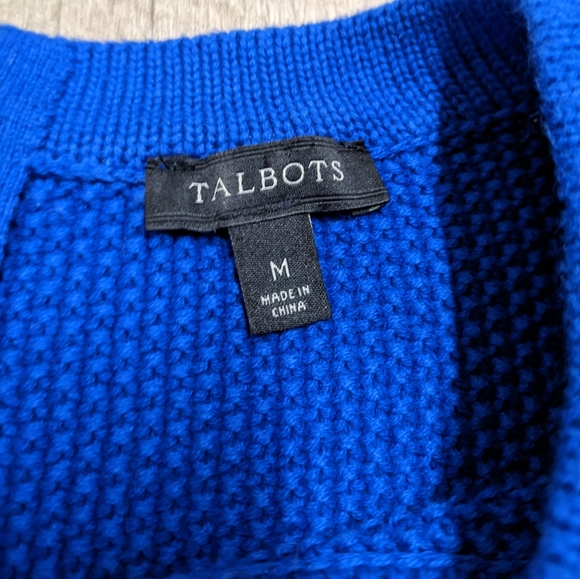 Talbots Color Block Sweater Top - Picture 7 of 10